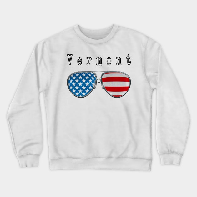 AMERICA PILOT GLASSES VERMONT Crewneck Sweatshirt by SAMELVES